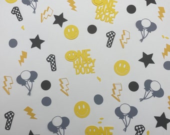 One Happy Dude - 1st Birthday Confetti