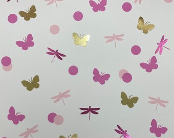 Butterfly and Dragonfly - Birthday and Babyshower Confetti