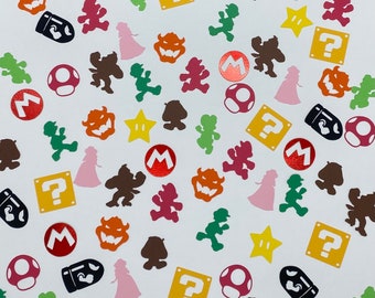 Super Mario - Gamer Birthday Party Confetti