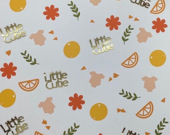Little Cutie - Baby Shower and Gender Reveal Confetti