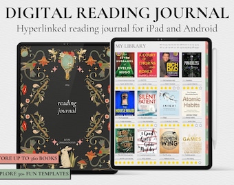 Diario di lettura Diario digitale per iPad Diario digitale per Android Registro di lettura Diario di lettura Tracker