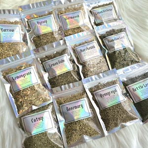 Dried Herbs for Witchcraft, Rituals & Spellwork, DIY Spells, Altar Supplies, Deity Offerings image 2