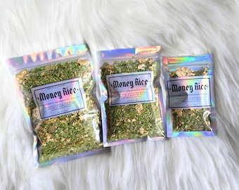 Money Rice for Wealth, Prosperity, Abundance, Financial Stability, Ritual & Spell Work, Manifestation