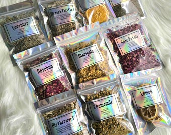 Dried Herbs for Witchcraft, Rituals & Spellwork, DIY Spells, Altar Supplies, Deity Offerings