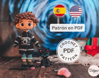 Wybie amigurumi pattern / crochet / PDF pattern / Crochet doll / Spanish & English