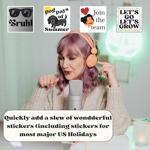 Stickers Fan Club TikTok - Plus de 50 émoticônes numériques pour la diffusion en direct (téléchargement numérique) image 4
