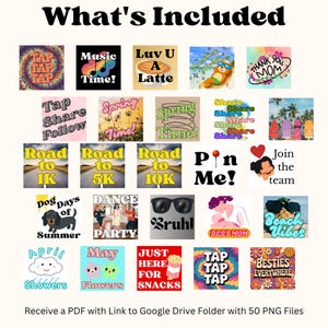 Stickers Fan Club TikTok - Plus de 50 émoticônes numériques pour la diffusion en direct (téléchargement numérique) image 6
