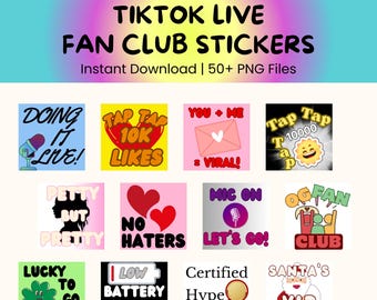 Stickers de subtítulos de TikTok: 50 divertidos emoticones de streaming (descarga digital)