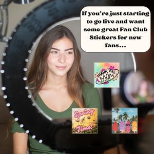 Stickers Fan Club TikTok - Plus de 50 émoticônes numériques pour la diffusion en direct (téléchargement numérique) image 2