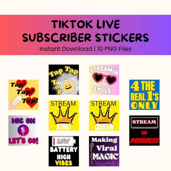 Tiktok virale stickers - Etsy.de