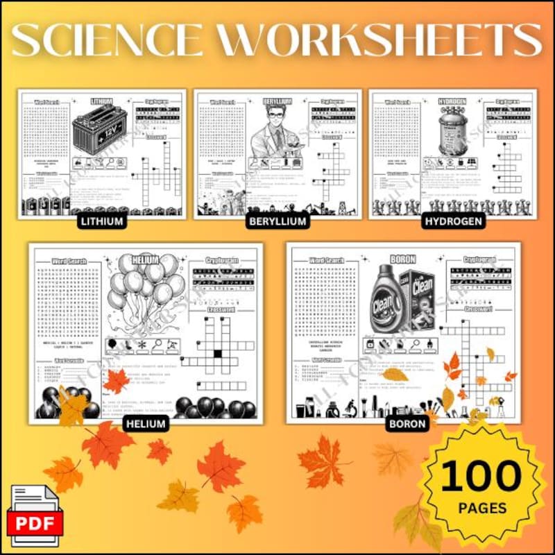 Worksheets Physics - Etsy