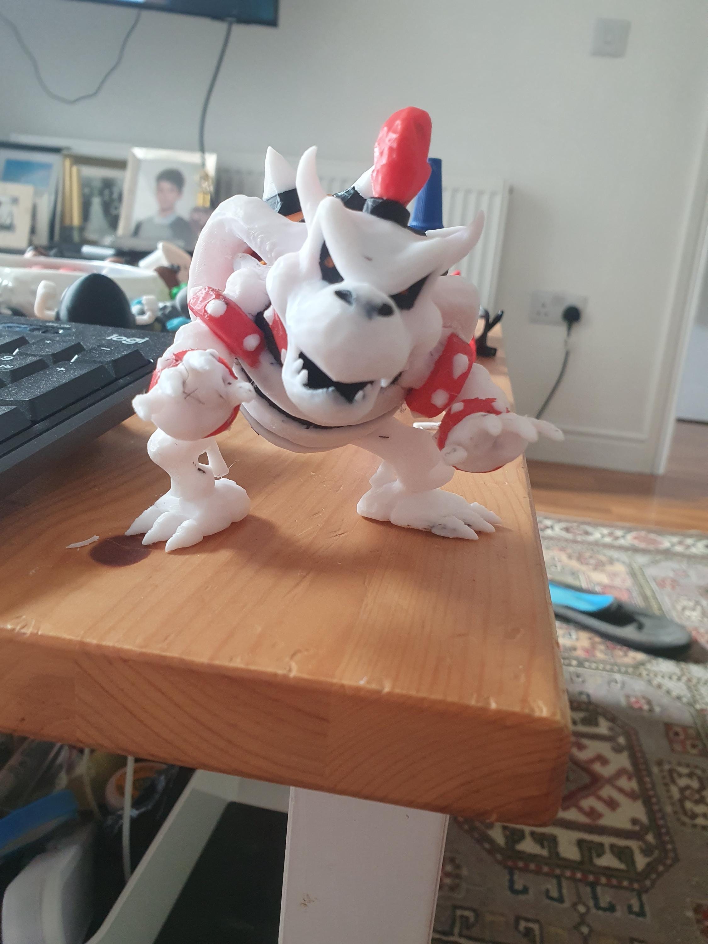 Dry Bowser Figure - 3D Printed King of the Dry Bones, Multi-color Super  Mario Statue, Nintendo Gamer Gift, Desk Decor - Etsy Israel, image size:2250x3000