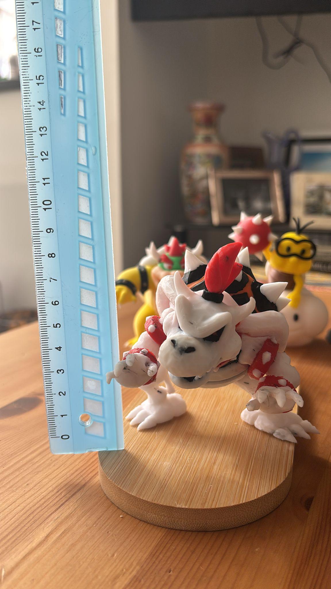 ドライクッパフィギュア - 3Dプリントのドライボーンの王、マルチ
