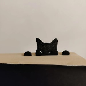 黒猫のブックマークブックホルダー、本、書類、クリエイティブギフト