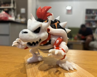 ドライクッパフィギュア - 3Dプリントのドライボーンの王、マルチ