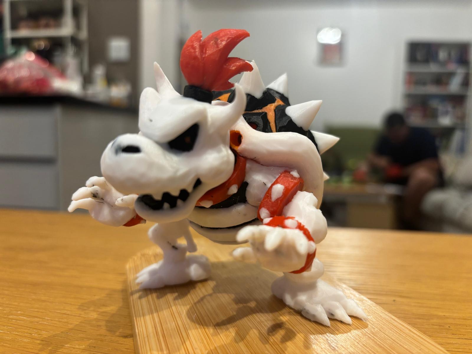 Dry Bowser Figure - 3D Printed King of the Dry Bones, Multi-color Super  Mario Statue, Nintendo Gamer Gift, Desk Decor - Etsy Israel, image size:1600x1200