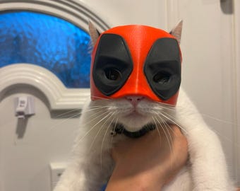 Deadpool cat mask