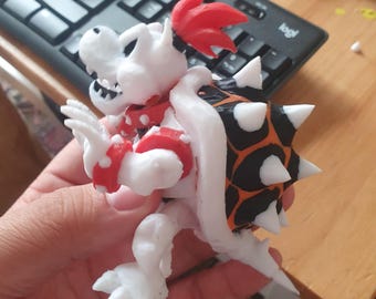 ドライクッパフィギュア - 3Dプリントのドライボーンの王、マルチ