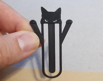 Black Cat Bookmark Book Holder For Books Papers Creative Gift