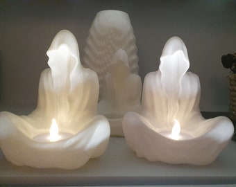 Boo-tiful 3D Printed Ghost Candle Holder
