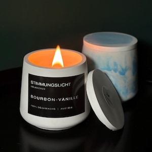 Scented Container Candle | Wooden wick candle | 100% Natural Soy Wax | Candle in plastic form