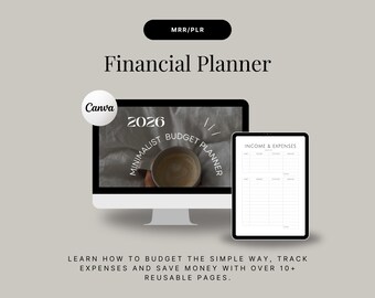 Pianificatore finanziario stampabile / Tracker di budget e risparmi / Organizzatore di spese e bollette mensili / Quaderno di lavoro per principianti sulla gestione del denaro
