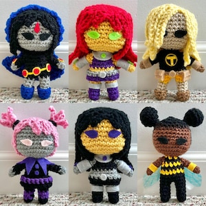 Teen Titans Amigurumi