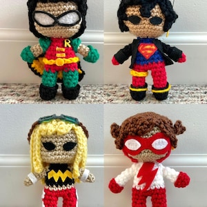 Junge Gerechtigkeit Kern Vier | Amigurumi