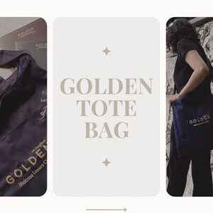 Golden Totebag (BTS, Jk, Jungkook)