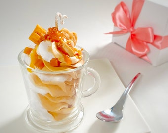 Bougie Gourmande Caramel et Chantilly