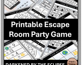 Darkened by the Eclipse Printable Escape Room