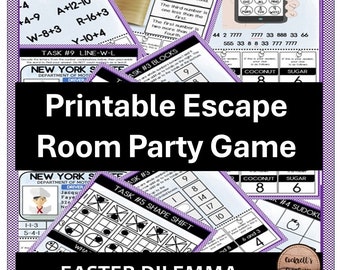 Easter Egg Hunt Printable Escape Room