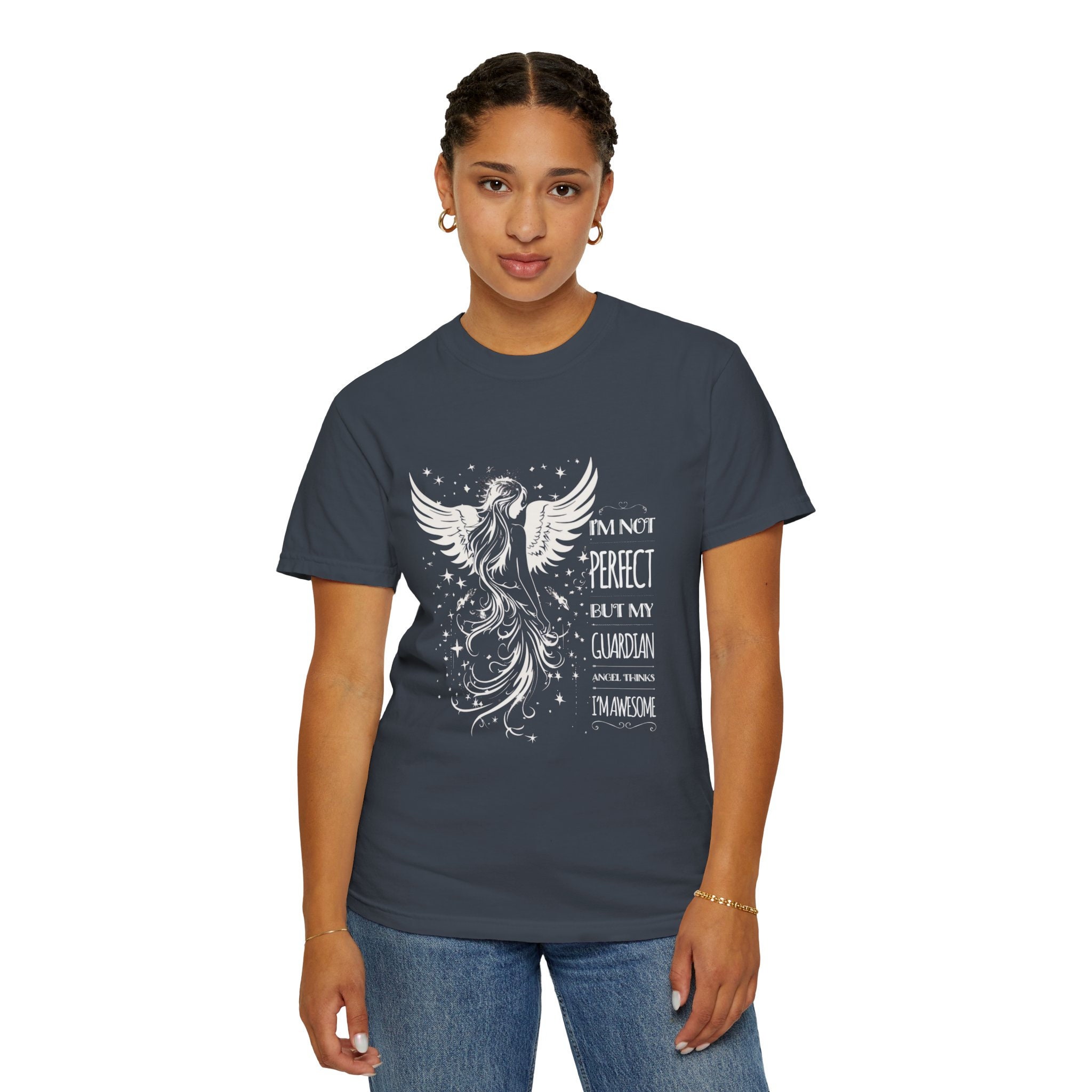 GOD ONLY KNOWS ANGEL T-shirt, Black, Size S, by Takanori Iwata