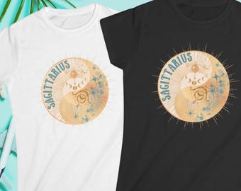 sagittarius zodiac Women's Softstyle Tee for astrology lovers