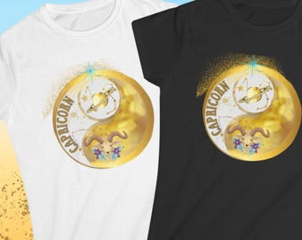 Capricorn zodiac Women's Softstyle Tee for astrology lovers