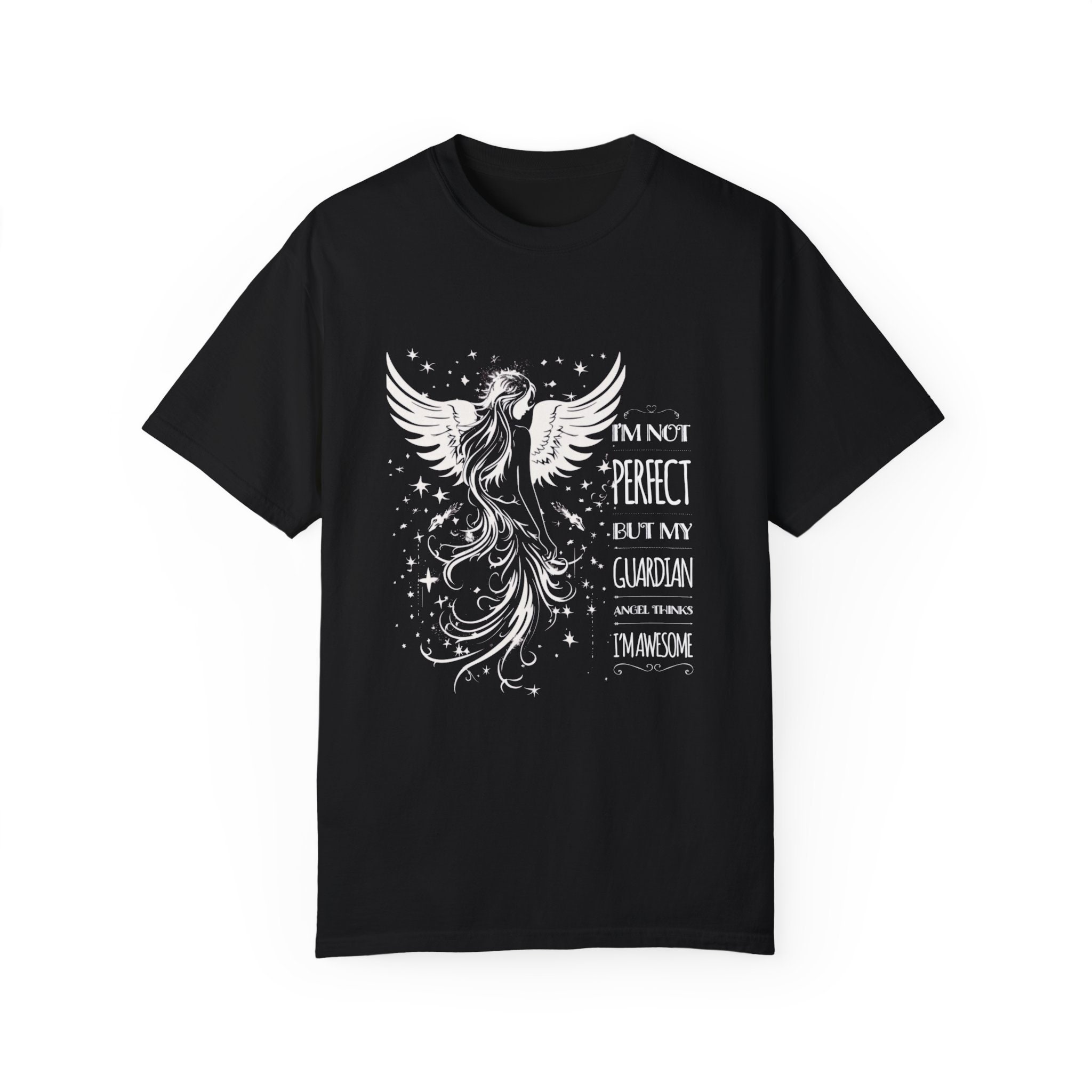 【Paragraph】25ss PARAGRAPH ANGEL T SHIRT Men's 25SS Angel Guardian Backprint shirt with t shirt