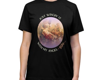 Just winging it with my angel tee, angel lover shirt, tee shirt