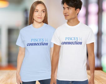 Pisces connection tee shirt for astrology lovers Unisex Ultra Cotton Tee