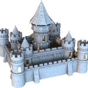 Medieval Castle - 3d printable STL model
