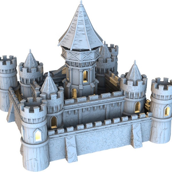 Medieval Castle - 3d printable STL model