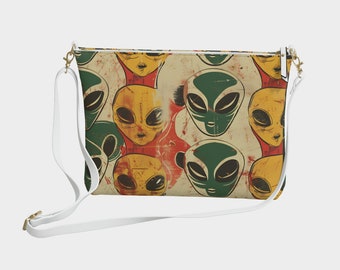 Alien -  Vegan Leather Crossbody Purse