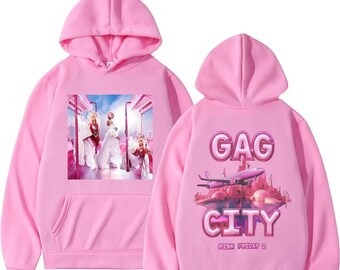 Pink Friday 2 Gag City 2024 Hoodies, Cotton Soft Women Pullover Hoodies, Merch Hip Hop Artist Nicki Minaj, Adult Women Tops and Sweaters