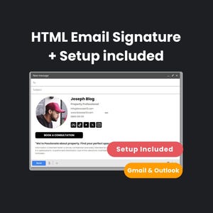 HTML Signature (+ Setup Included)