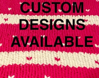 Custom Made Chunky Blanket Graph  - Perfect for Your Next Cozy Project!