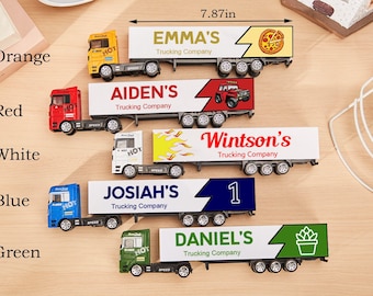 Personalized Toy Truck, Custom Kids Toy Truck With Name,Kids Birthday Gift,Kids Party Favors Gift,Children's Toy Truck,Gift For Boys/Girls