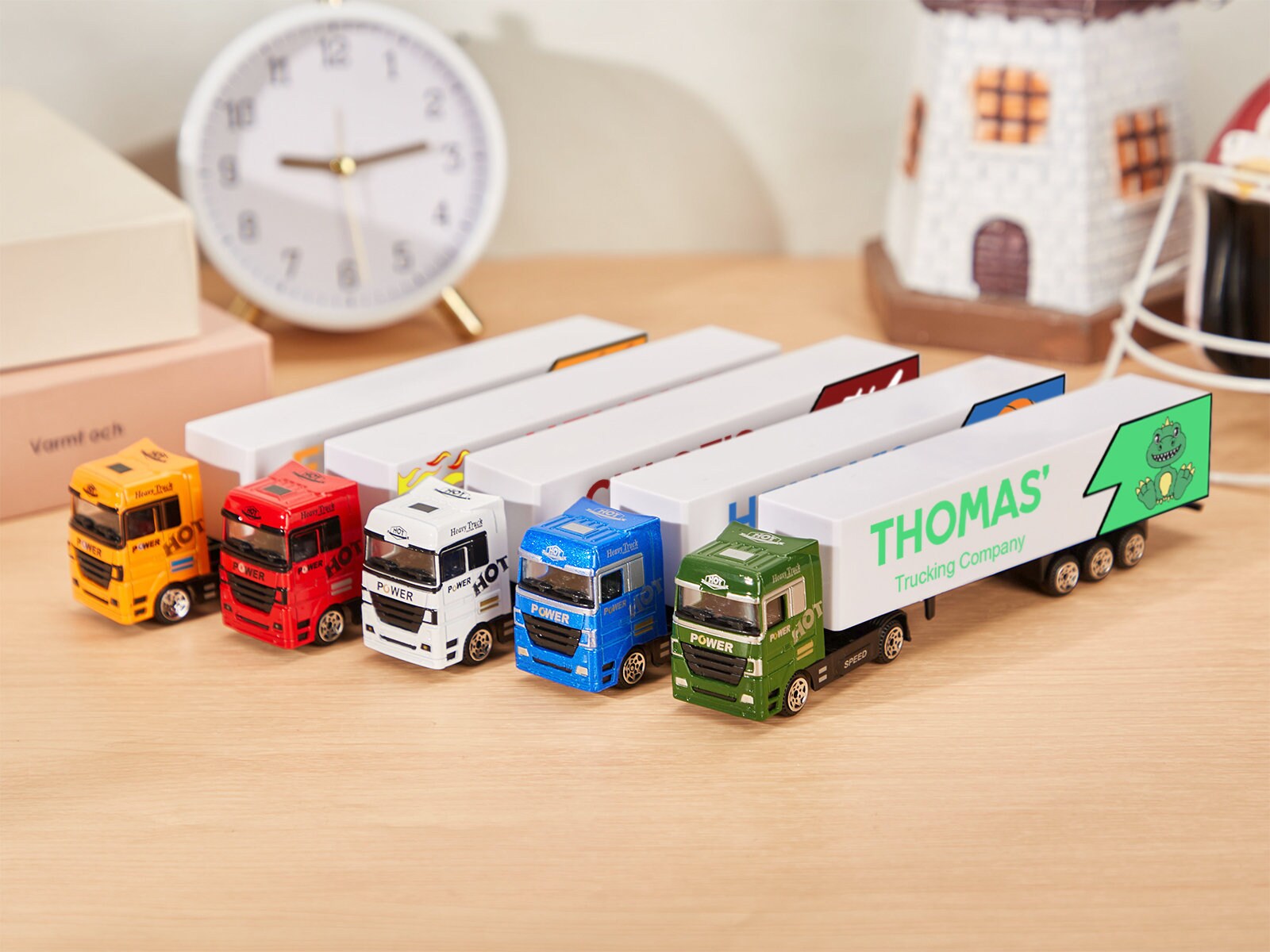 Personalized Toy Truck, Custom Kids Toy Truck With Name,kids Birthday ...