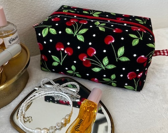 Black Cherry Medium Makeup Pouch