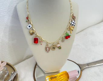 Custom Charm Necklace – Build Your Own Gold Plated Jewelry