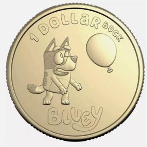 2024 Bluey uncirculated one dollar coin
