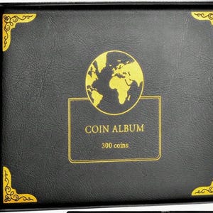 COIN ALBUM - 300 pockets 2 sizes